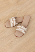 Nyla Cloud Contrast Sliders in Caramel