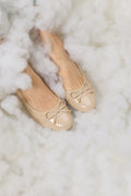 Megumi Ballet Cloud Flats in Nude