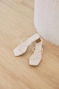 Sonder Strappy Cloud Heels in Cream