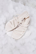 Rosalie Strappy Cloud Heels in Cream