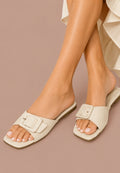 Kira Buckle in Cream